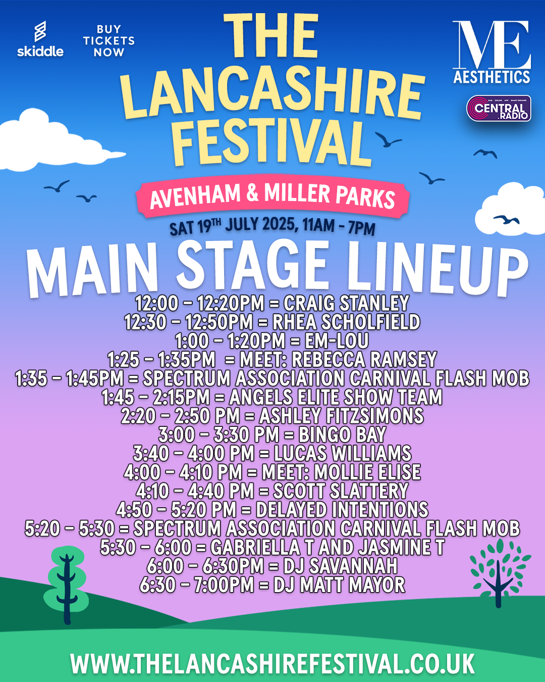 Official Main Stage Lineup